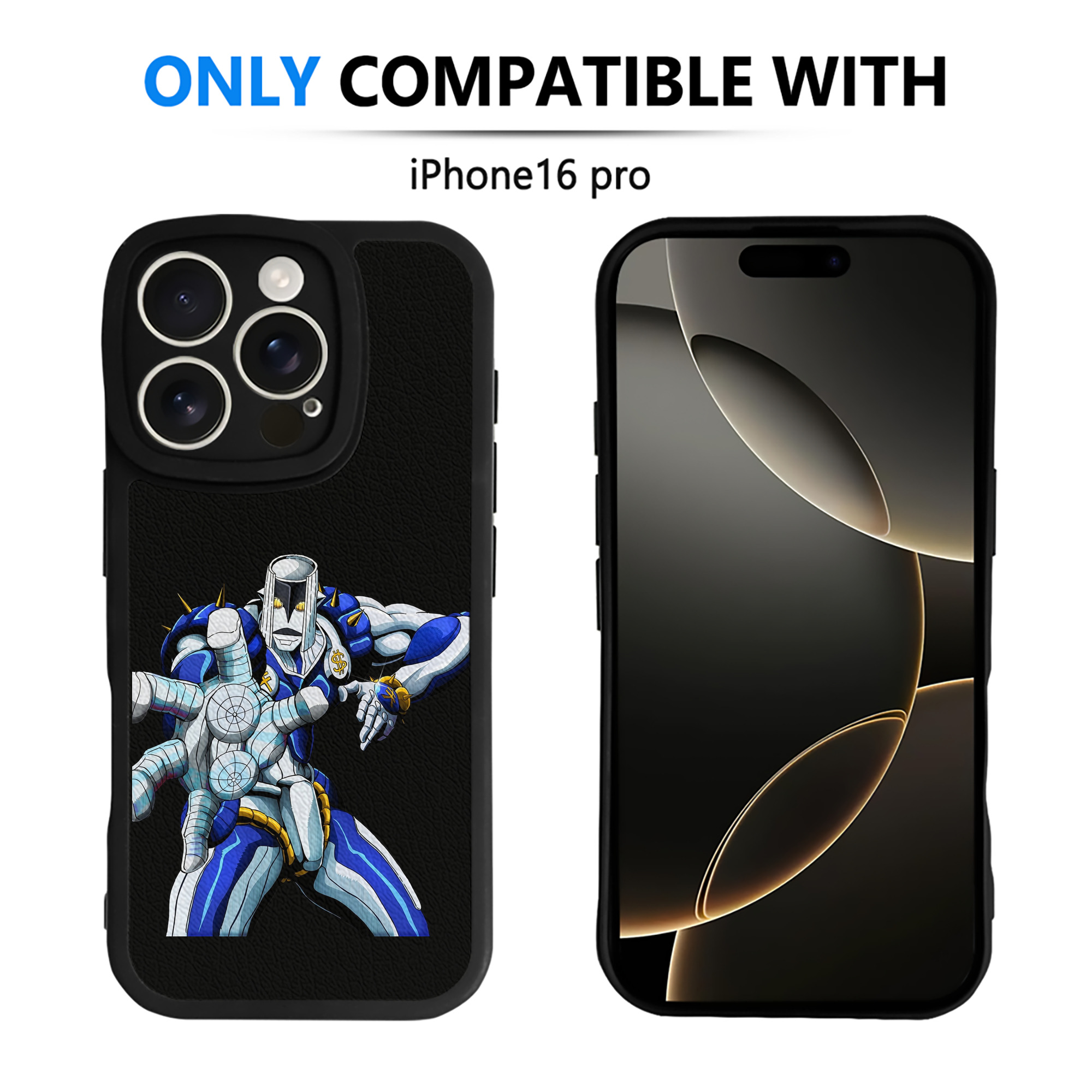（画像用） ジョジョの奇妙な冒険 虹村億泰 にじむら おくやす JoJo's Bizarre Adventure Nijimura Okuyasu 【iPhone 16シリーズ対応】シリコンスマホケース（レザー調） 材質：シリコン